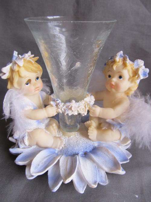 UNUSUAL FAIRY VASE