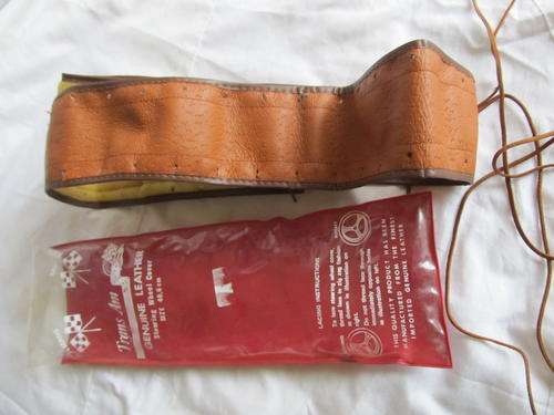 GENUINE LEATHER STEERING WHEEL COVER