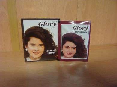 Glory Henna dye 10 gram packet - colour chestnut brown