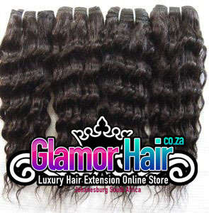 2 PACKS FOR THE PRICE OF1!100% Brazilian weave 16" long guaranteed quality DEEP FRENCH  curls #1B