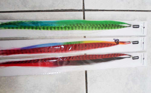 clip in feather hair extensions