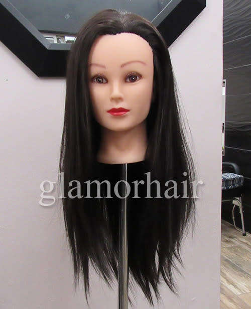 Econo practice mannequin head with hair