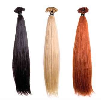 100% Indian remy human hair extensions I tip  60cm/24" only R15 per strand - micro rings type