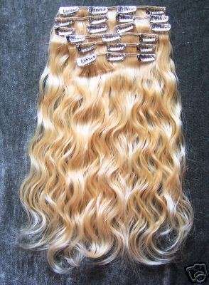 premium remy indian Human hair extensions clip in full head 10 piece like Jessica simplson's