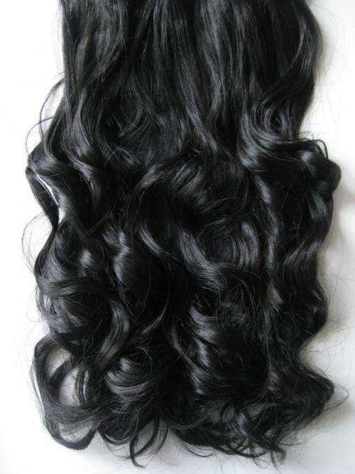 Luxury Indian virgin remy human hair extentions ~ clip on~4 pieces- like Jessica simplson's curly