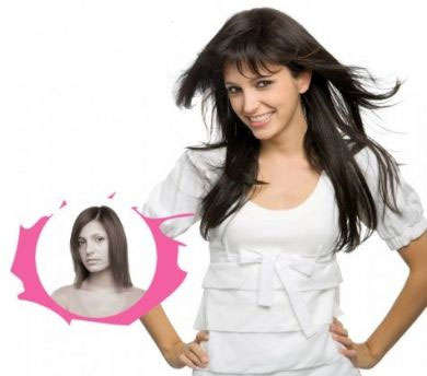 Human hair extensions 40cm 16"  8pc silky straight- full head set - 7 colours