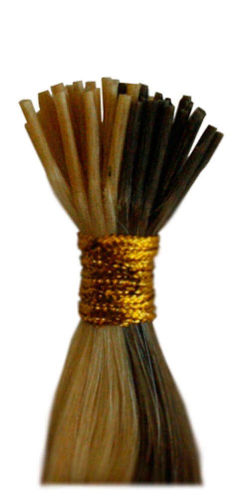 25 STRANDS 100% Indian remy human hair extensions I tip  50cm only R13 per strand - micro rings type