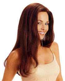 hair extensions clip in 100% guranteed Human  35cm 14"  8pc silky straight- full head set -