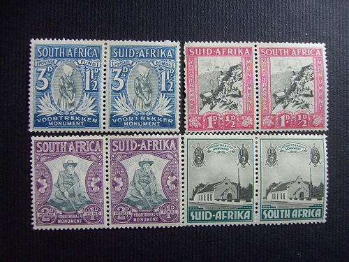 UNION OF S.A. - 1935 - SET OF 4 PAIRS - MINT