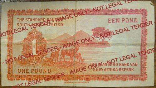 Rare One Pound - The Standard Bank of South Africa Limited 1959