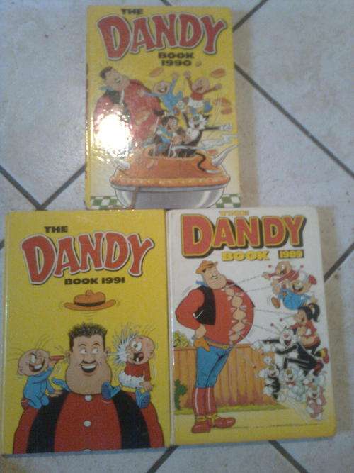 3x The Dandy Comic Books 1989, 1990 & 1991