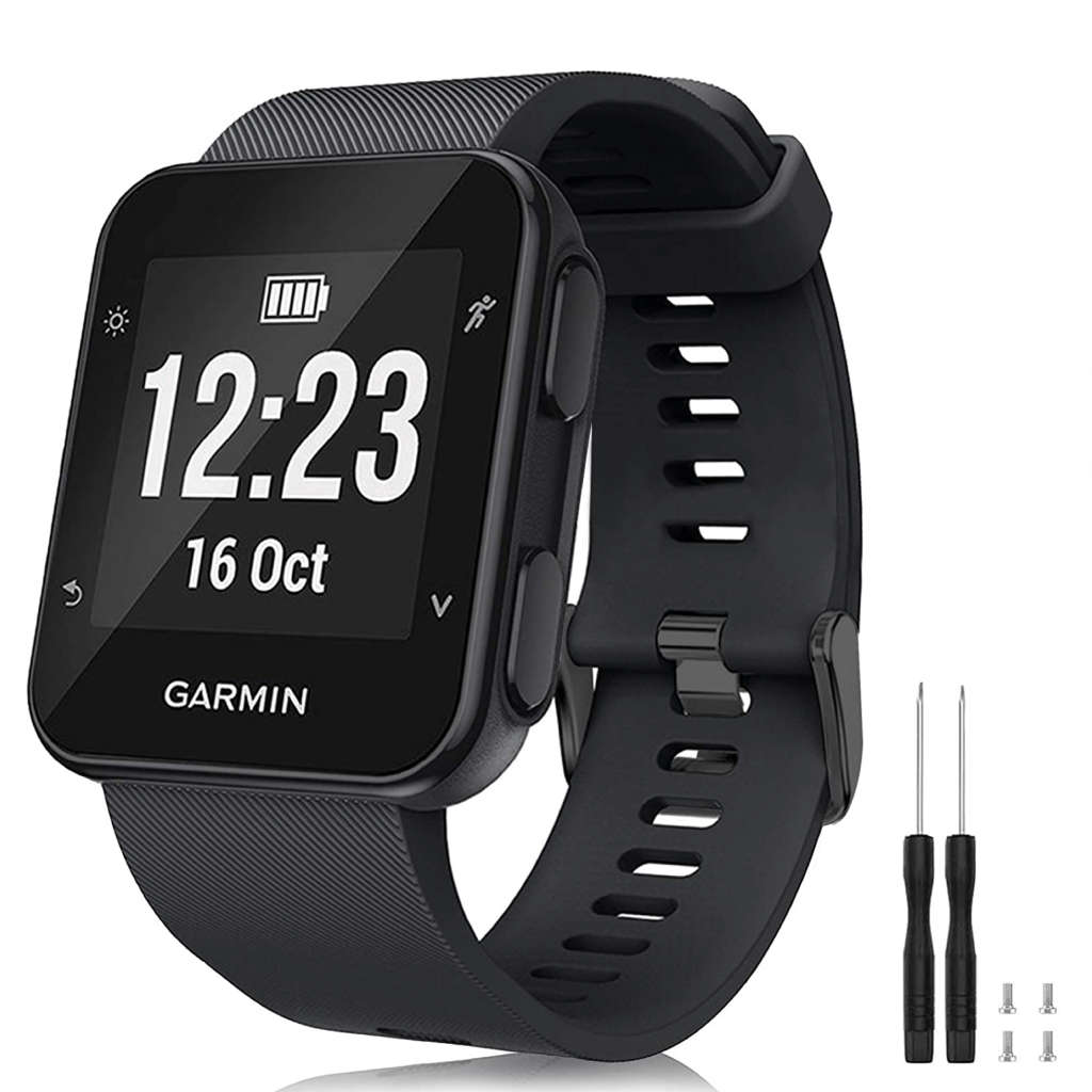 Watch Strap for Garmin Forerunner 35 - Black