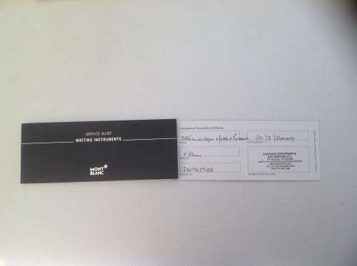 Mont Blanc Starwalker Metal Rubber Fountain Pen - Never used