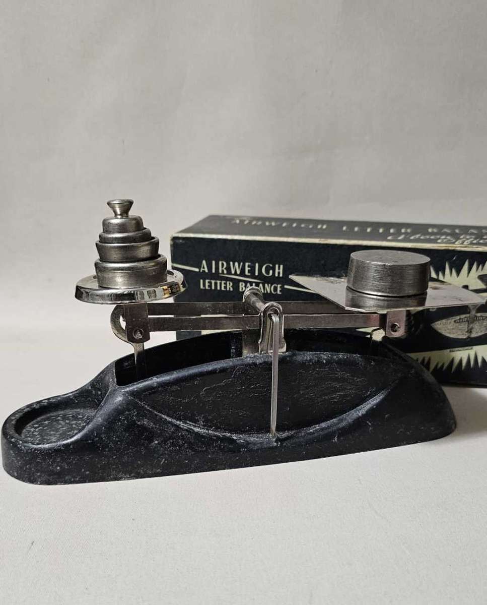 Vintage Airweight Letter Scale in Original Box