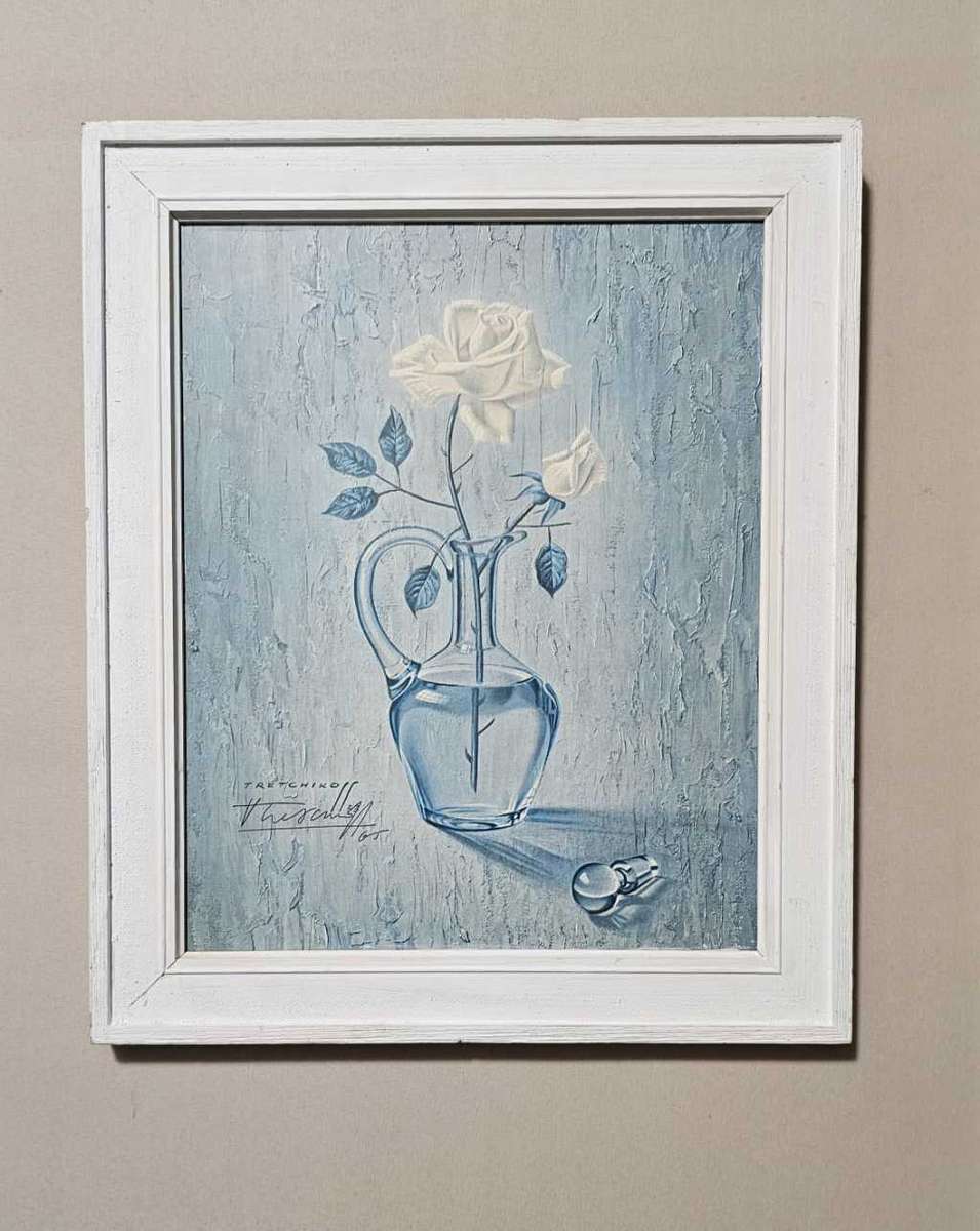 Vintage Valdimir Tretchikoff Original Art Print - Signed by Artist in person.