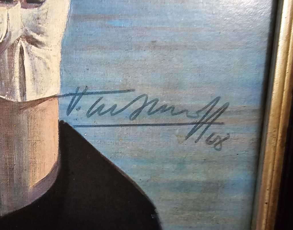 Vintage Valdimir Tretchikoff Original Musical Clown Art Print - Signed by Artist in person.