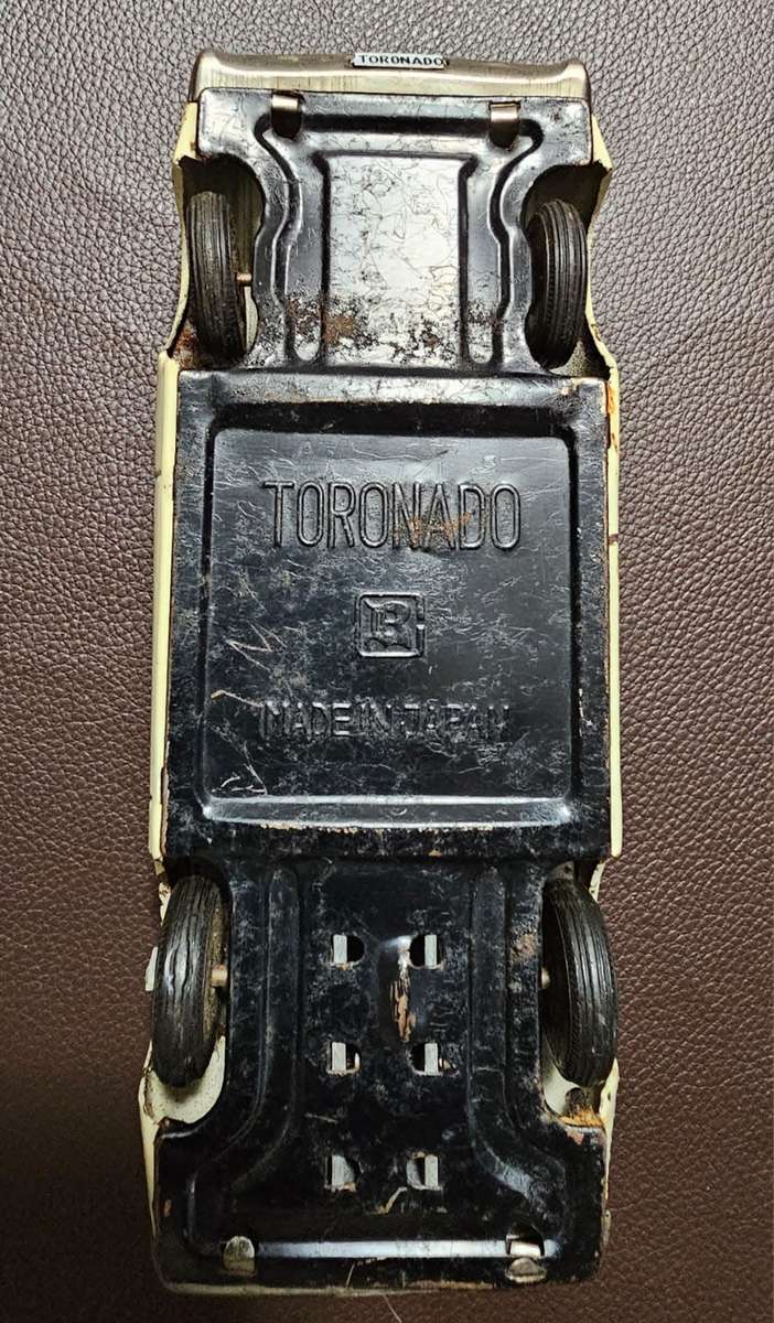 Vintage TIN PLATE Toy Car Ford Tornado