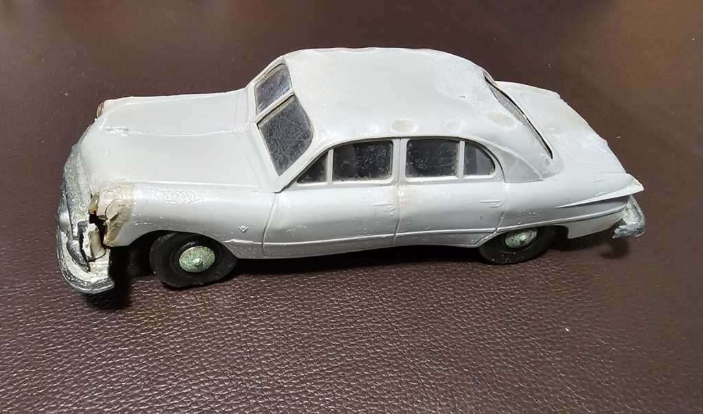 Vintage TIN PLATE Toy Car Ford Tornado