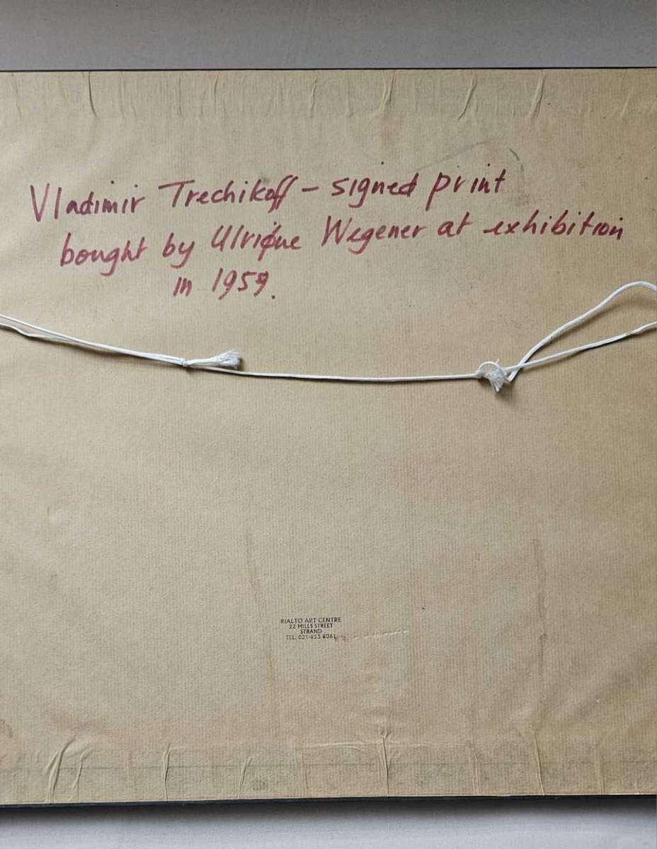 Valdimir Tretchikoff VEGETABLE LADY Signed Art Print - Signed by Artist in person 1959