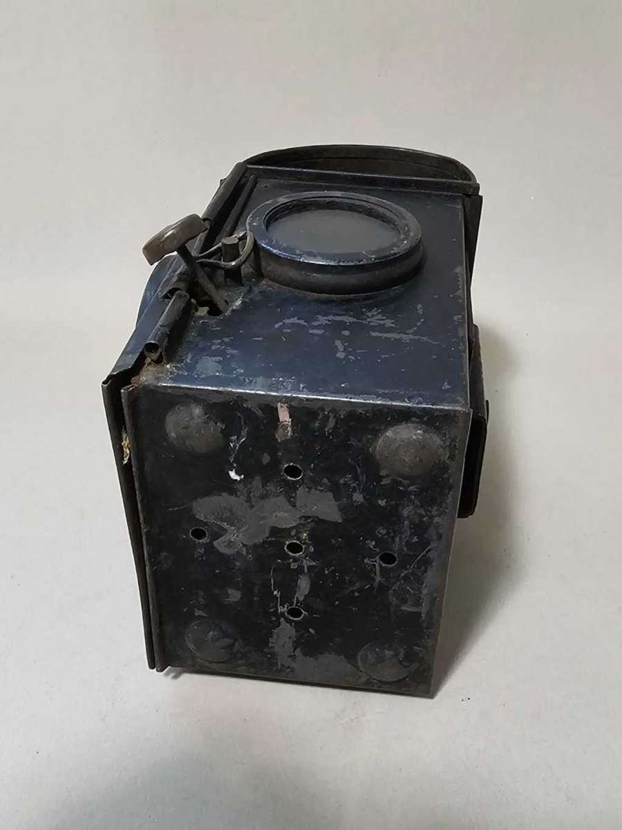 Vintage 1842 WWII Railway Lantern No. 9 SNLW Ltd - BEAUTIFUL
