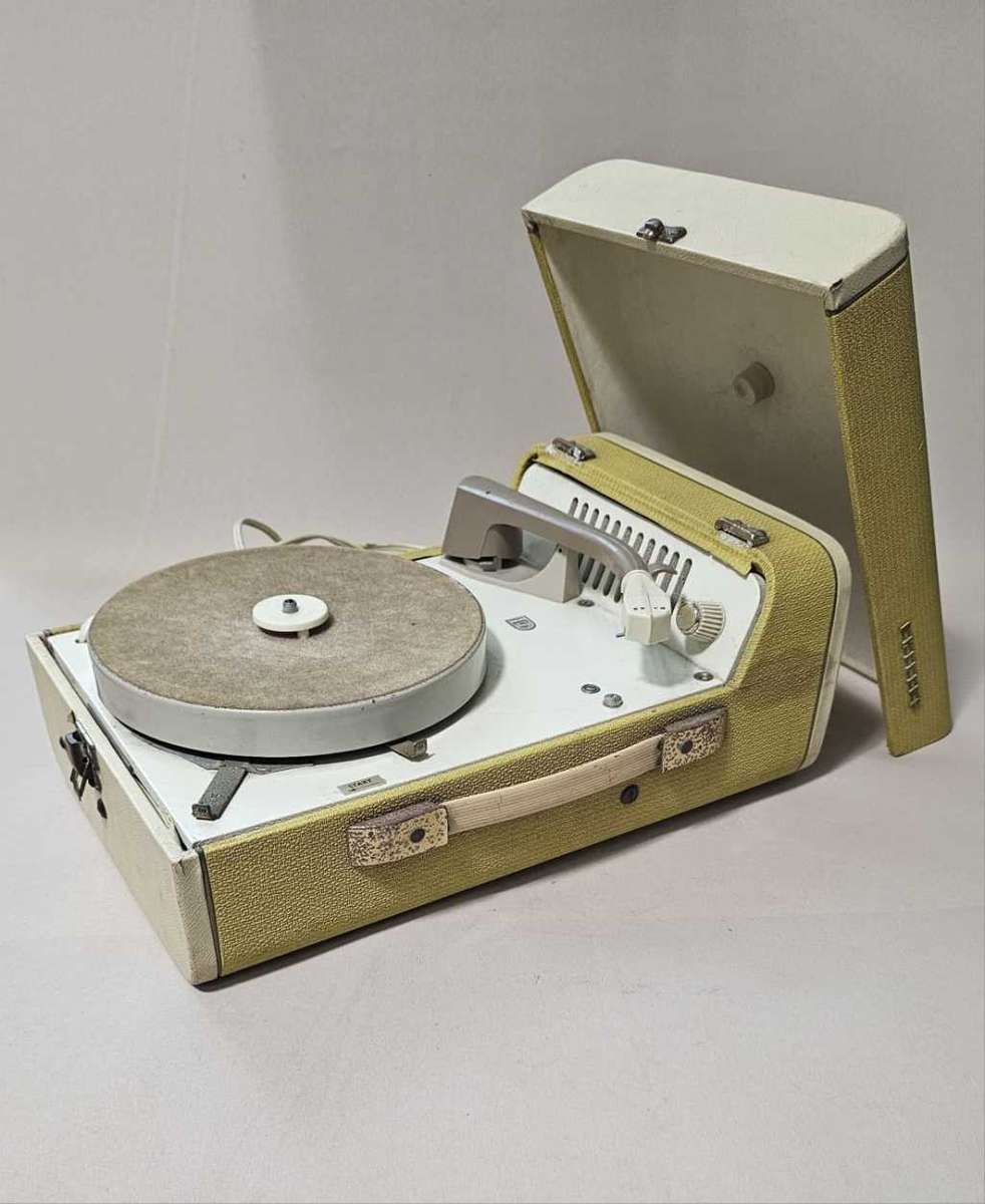 Vintage Phillips 1950`s Portable Record Player - BEAUTIFUL ITEM