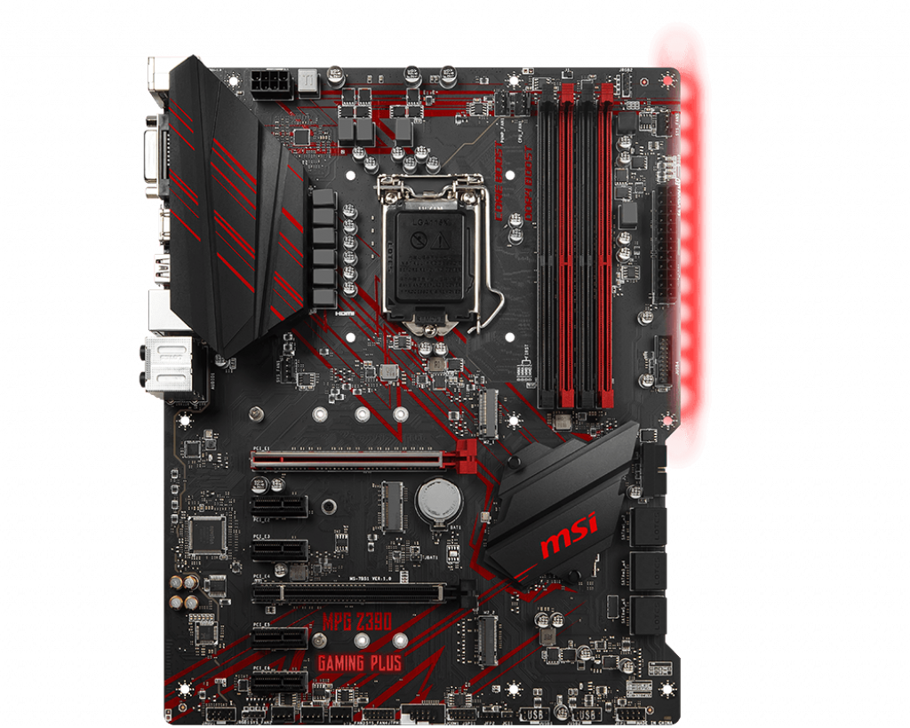 MSI Z390 GAMING PLUS MOTHERBOARD