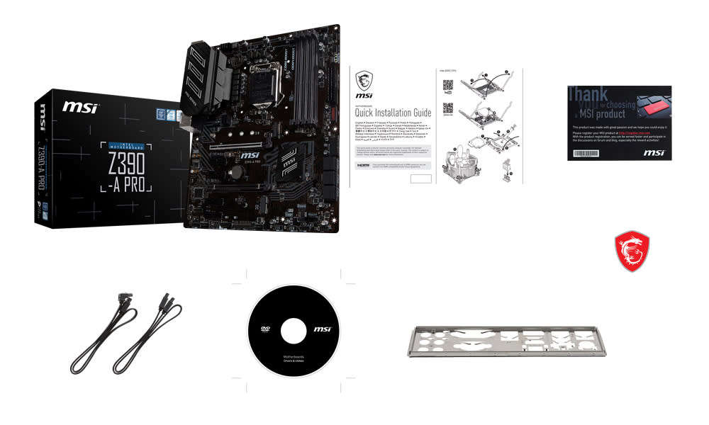 MSI Z390-A PRO MOTHERBOARD