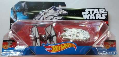 Star wars Tie fighter & Millenium falcon