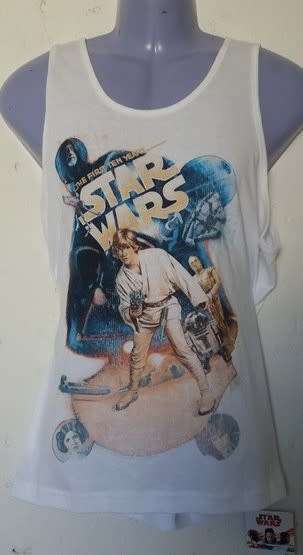 Star wars sleeveless Large t-shirt
