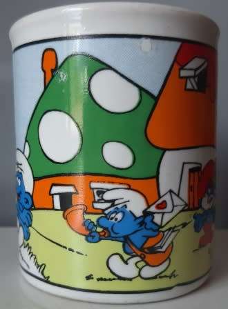 Vintage smurfs cup (3)
