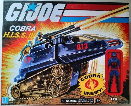 G.I. Joe Retro Collection Cobra H.I.S.S. III Toy Vehicle