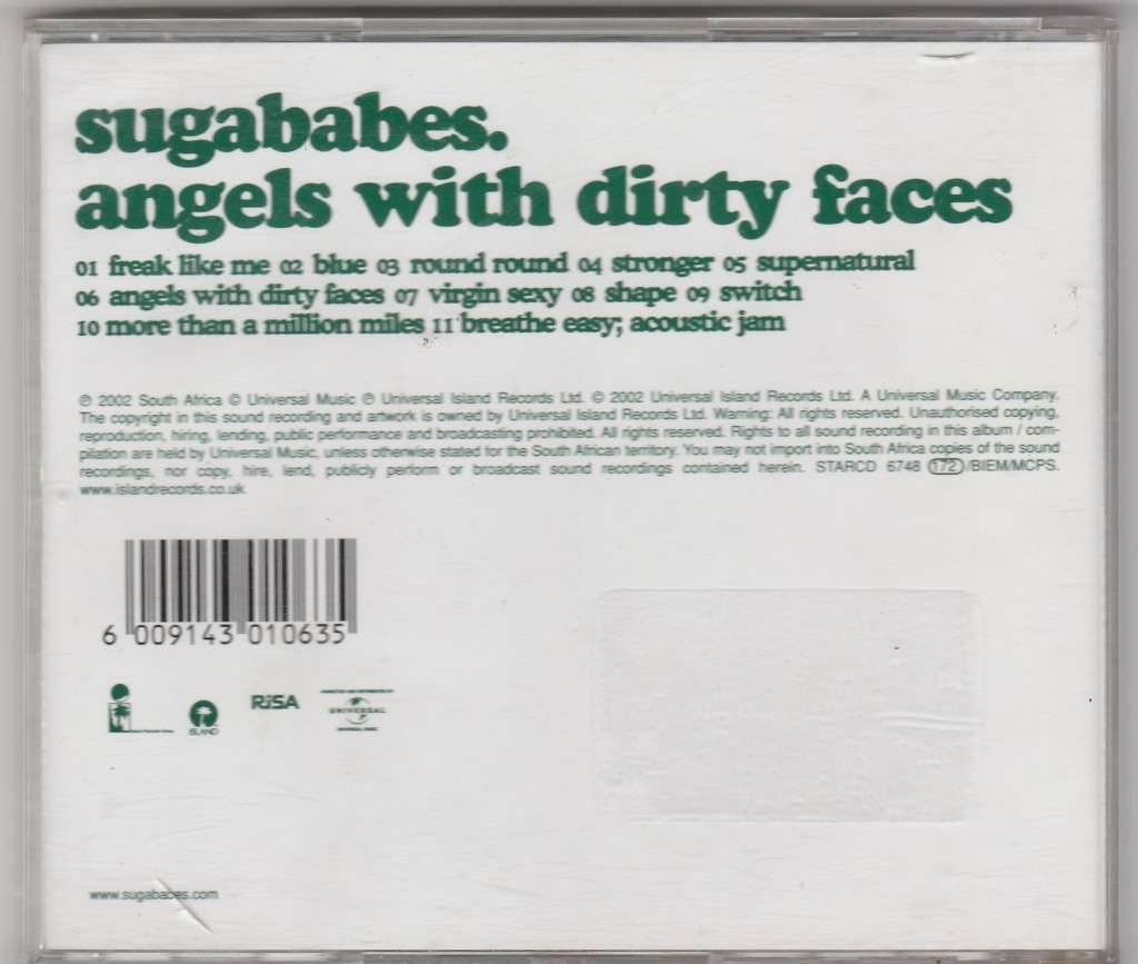 Sugababes - Angles with dirty faces