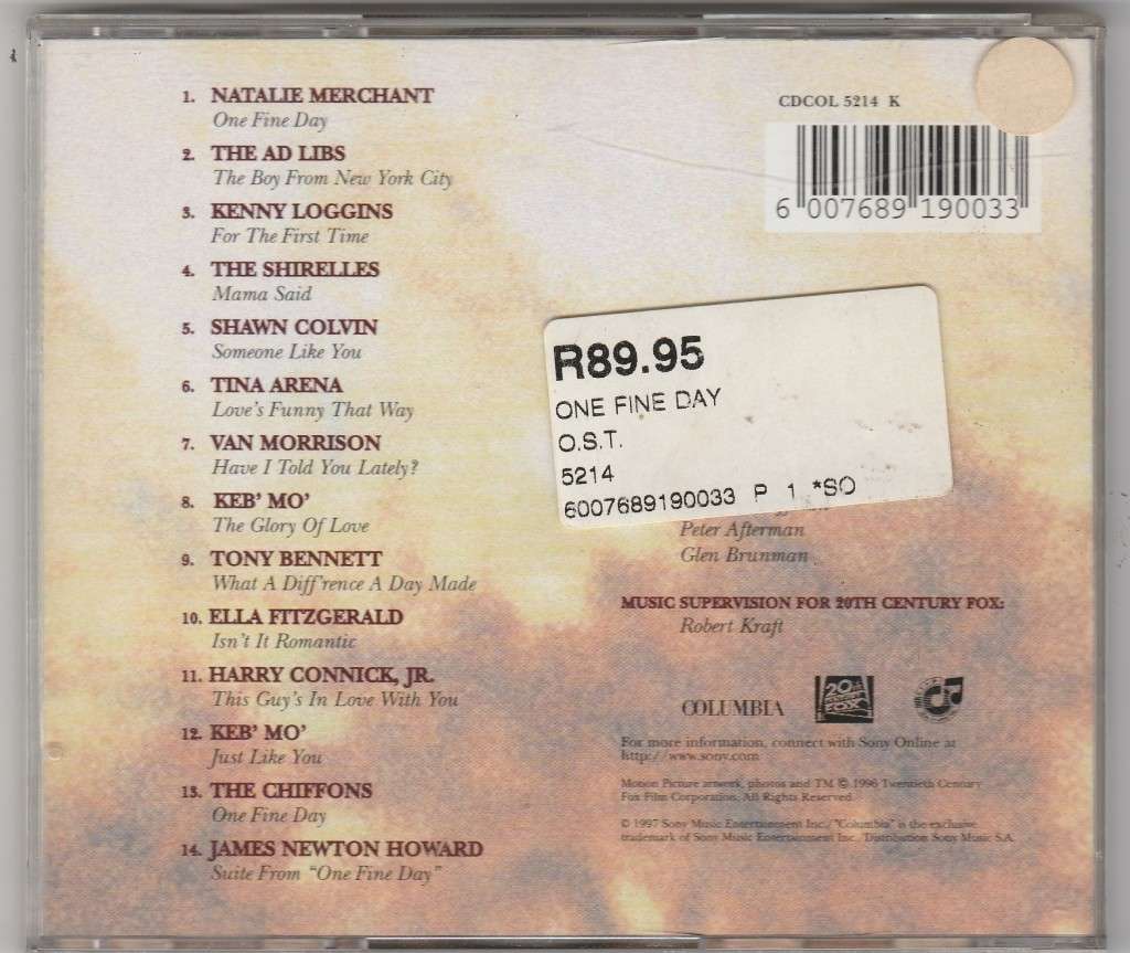 One fine day - Soundtrack