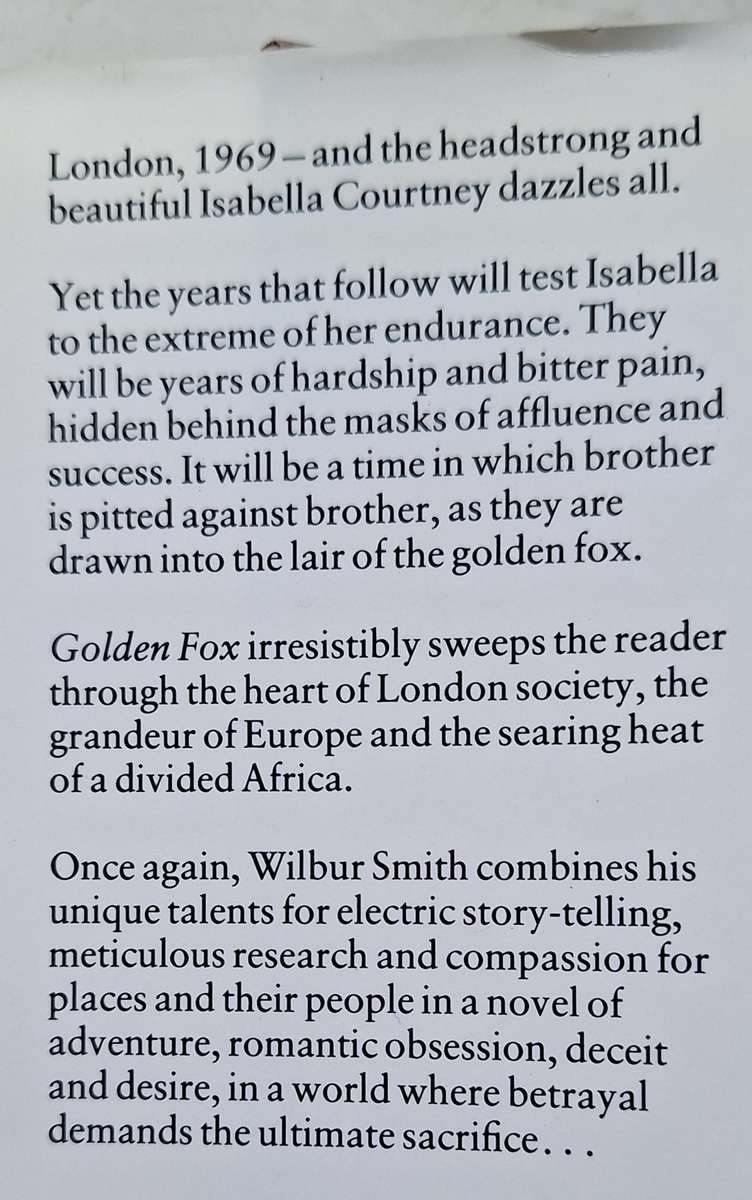 Wilbur Smith - Golden Fox