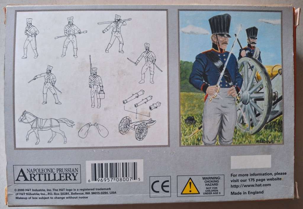 #8007 Napoleonic Prussian Artillery