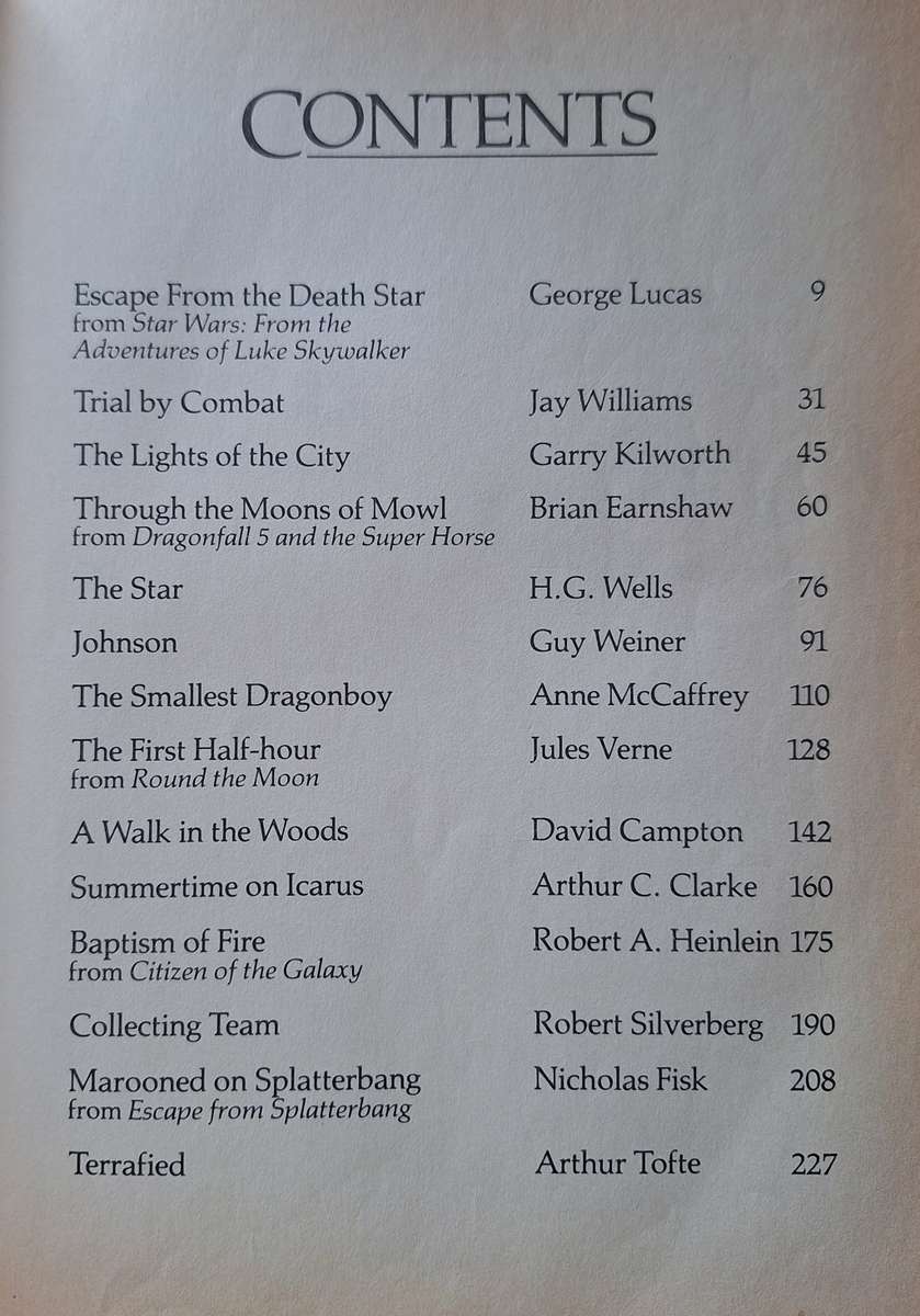 Beyond the stars: Tales of adventure in time and space