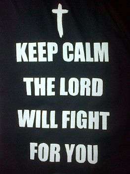 KEEP CALM CHRISTIAN T-SHIRT
