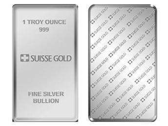 Silver .999 pure 1 OZ SUISSE SILVER bullion