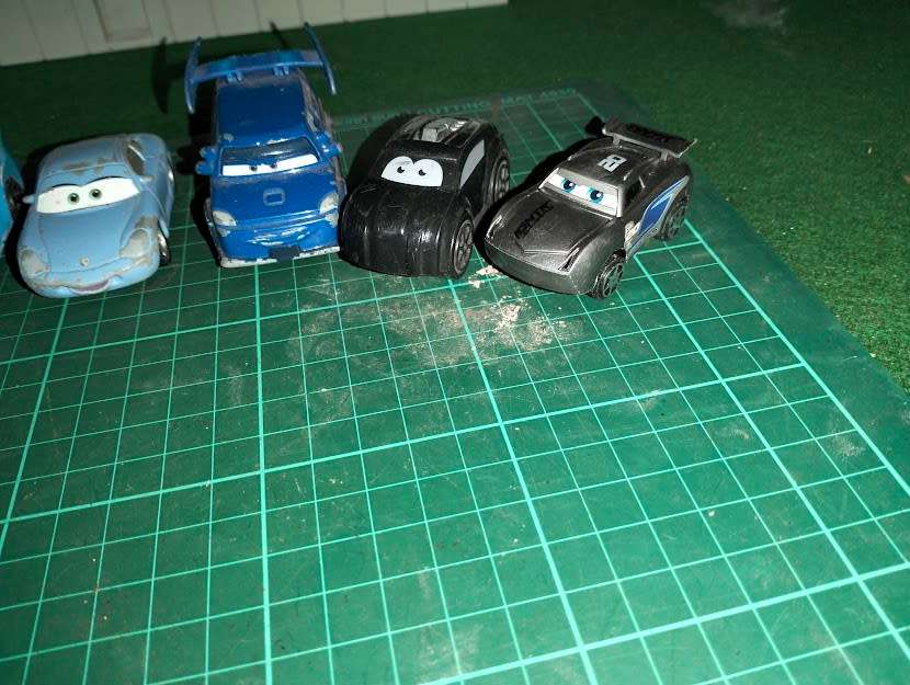 Collection of movie cars