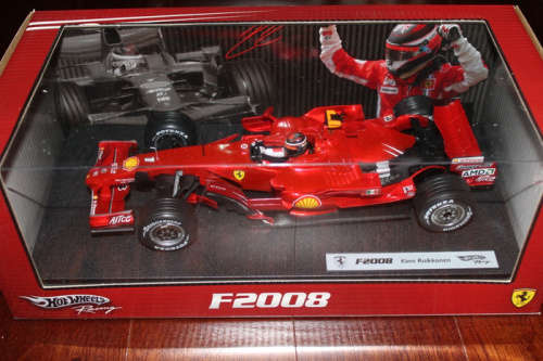 Ferrari F2008 Kimi Raikkonen 1:18 scale by Hot Wheels Racing