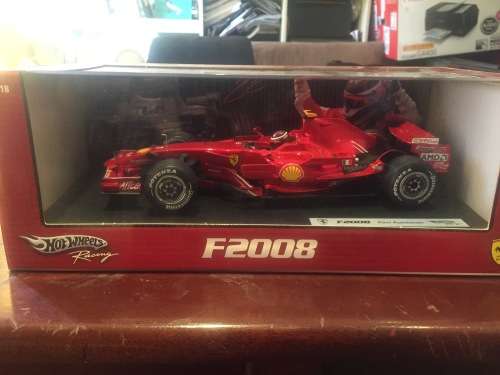 Ferrari F2008 Kimi Raikkonen 1:18 scale by Hot Wheels Racing