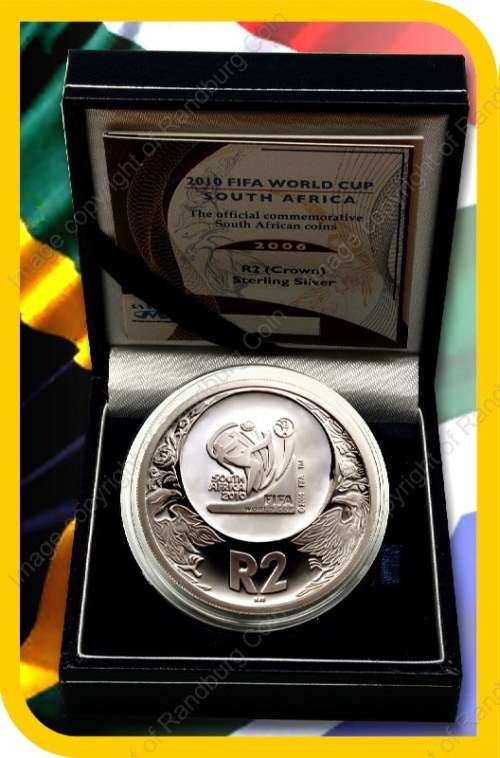 *#* 2006 SA Silver R2 Proof FIFA Mintage 25 000*#*