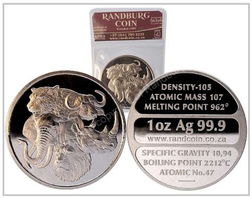 *#*1oz Silver 99.9Ag Big 5 Medallions - Also occasioanally international 1oz's available *#*
