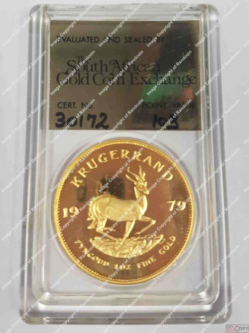 *#* 1979 Proof Krugerrand 1 Ounce in SAGCE capsule *#*