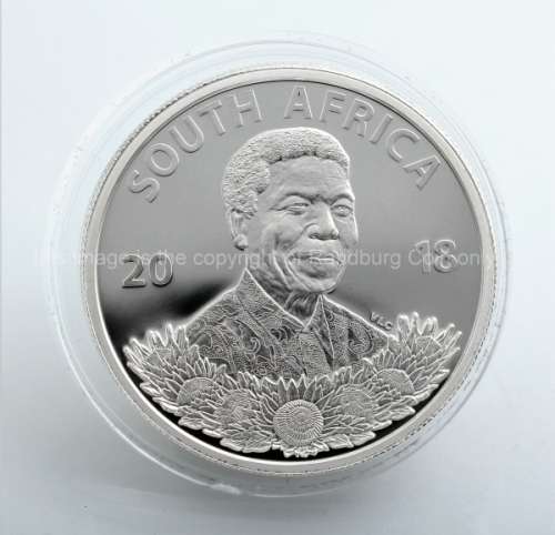 #NEW# 2018 Silver Proof R1 Mandela Life of A Legend Protea Coin