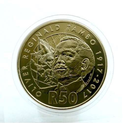*#* 2017 Oliver Tambo Bronze R50 - Coin ONLY *#*