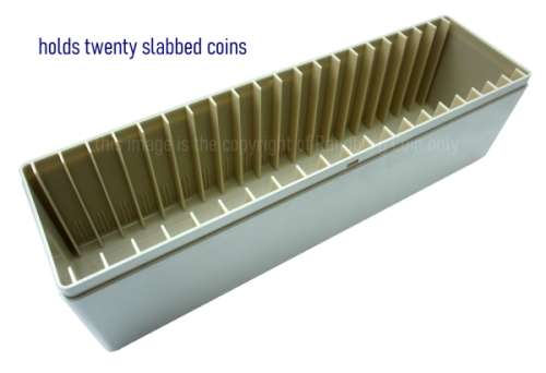 *#* NGC Silver Plastic Slabbed Coin Container Type 2 - Easy Storage for NGC graded Coins ONLY *#*