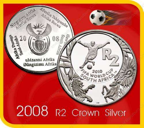 *#* 2008 Silver 1oz R2 FIFA 2010 World Cup - coin ONLY *#*