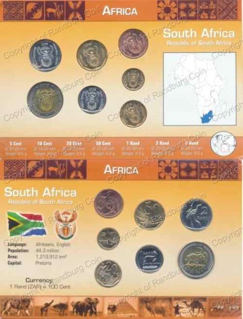 2005 South Africa Coins Set
