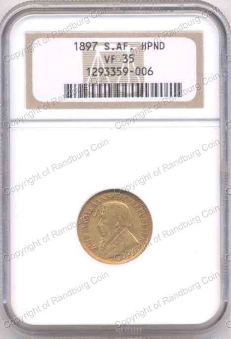 *#* 1897 GOLD HALF POND NGC SLABBED VF 35  *#*